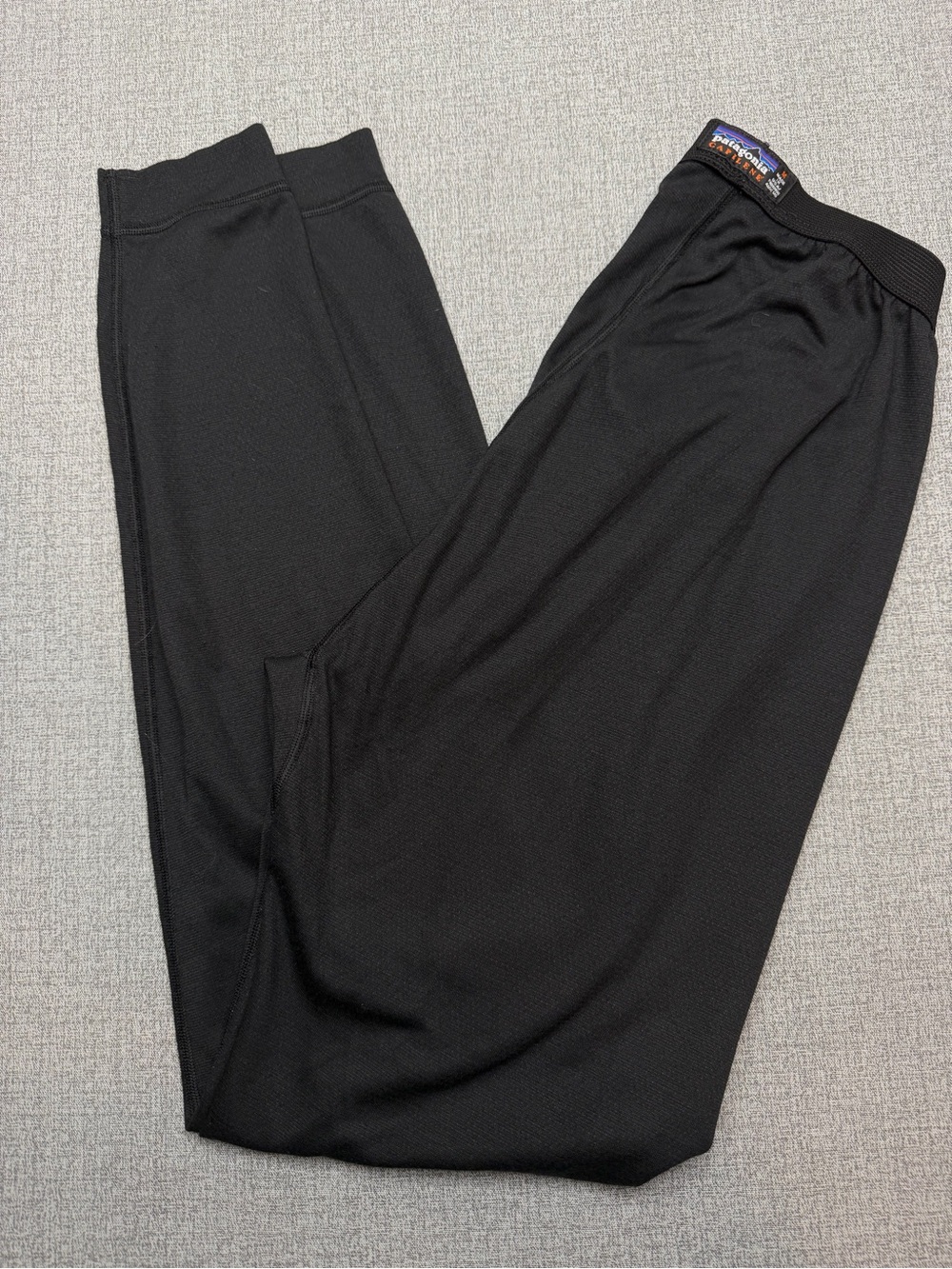 Patagonia Capilene Black Base Layer Thermal Pants